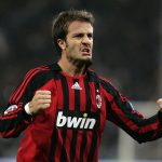 Alberto Gilardino con la maglia del Milan