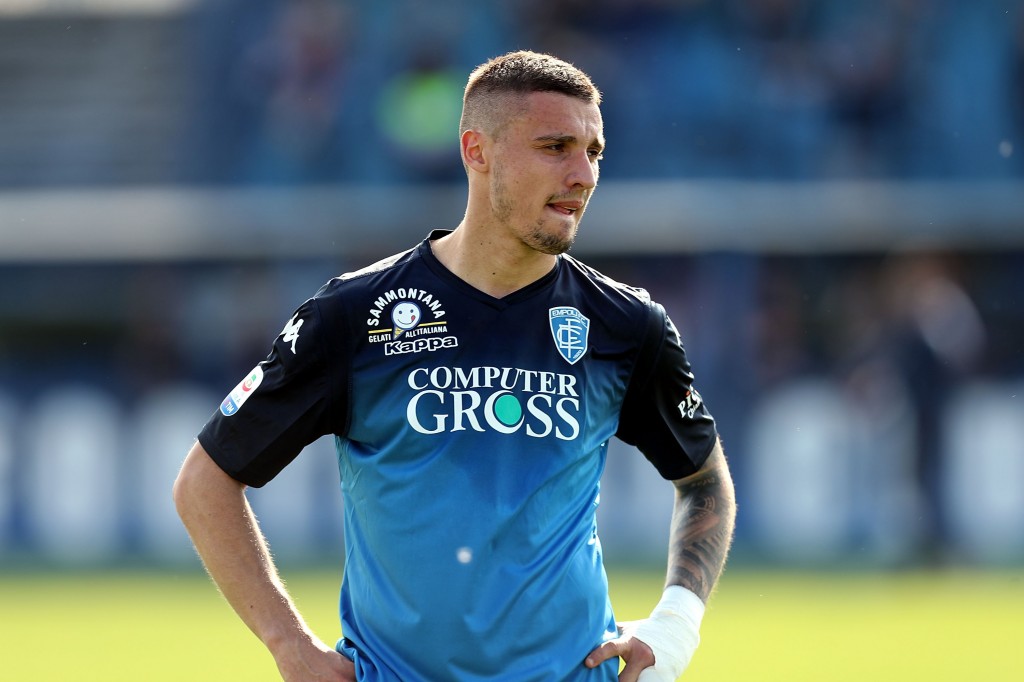 Krunic con l'ormai ex maglia dell'Empoli