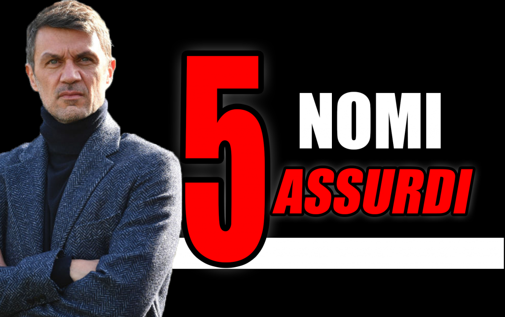 Calciomercato Milan, cinque nomi assurdi: Maldini da urlo a gennaio