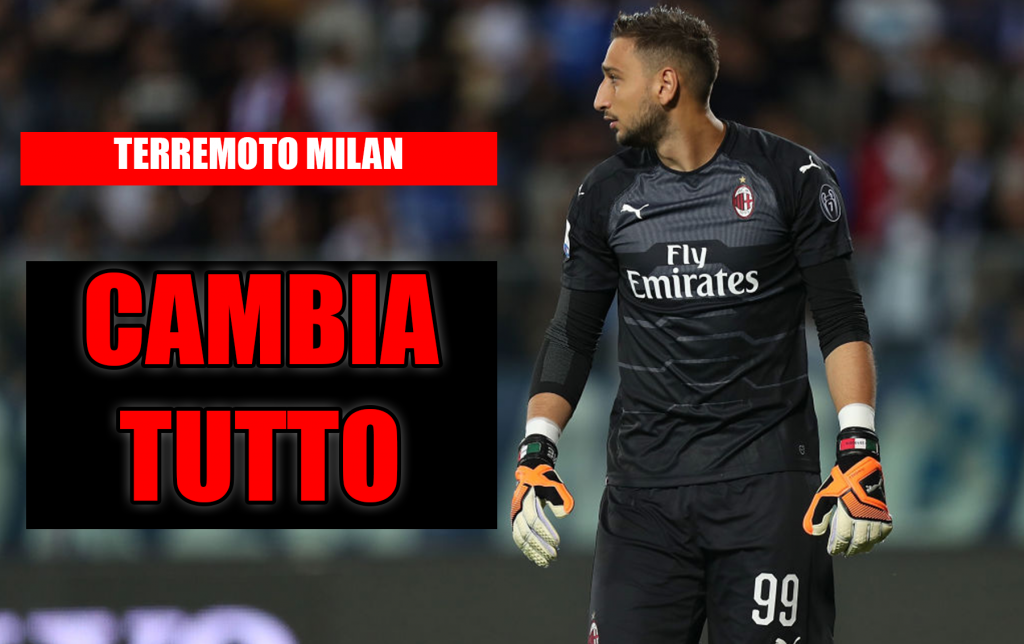 Calciomercato Milan, il futuro di Donnarumma è in bilico