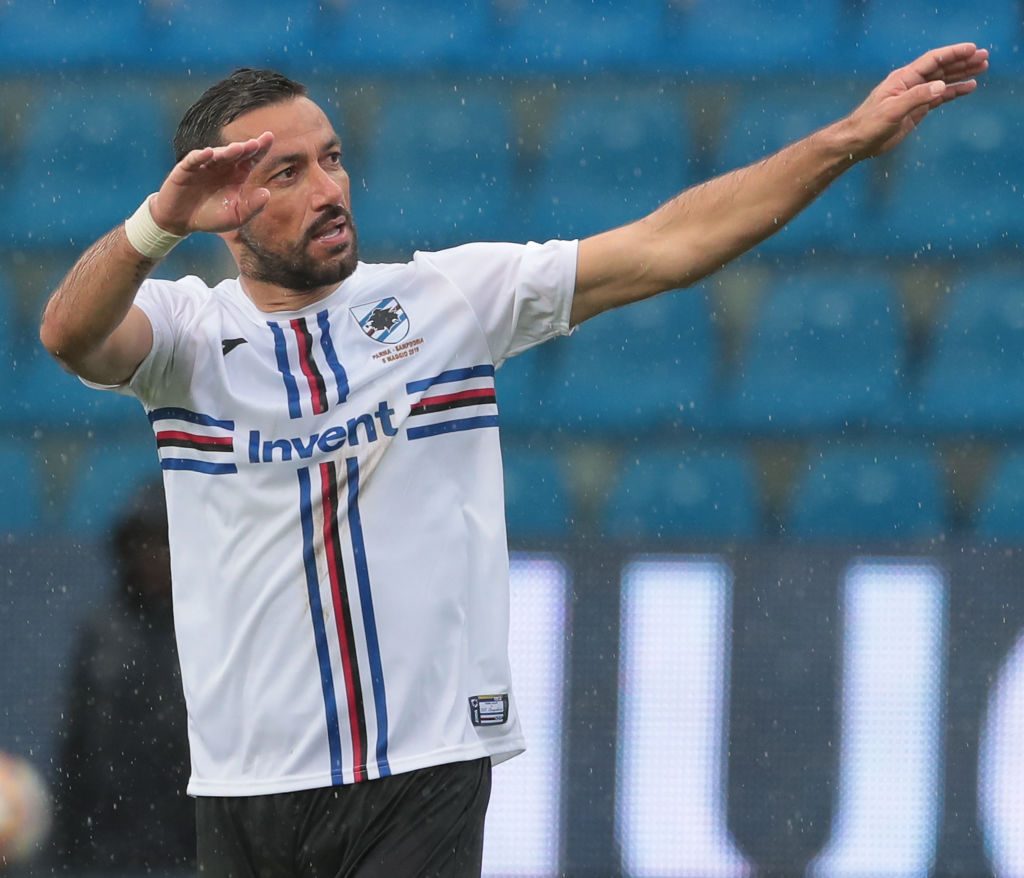 Giampaolo pensa anche a Quagliarella per l'attacco