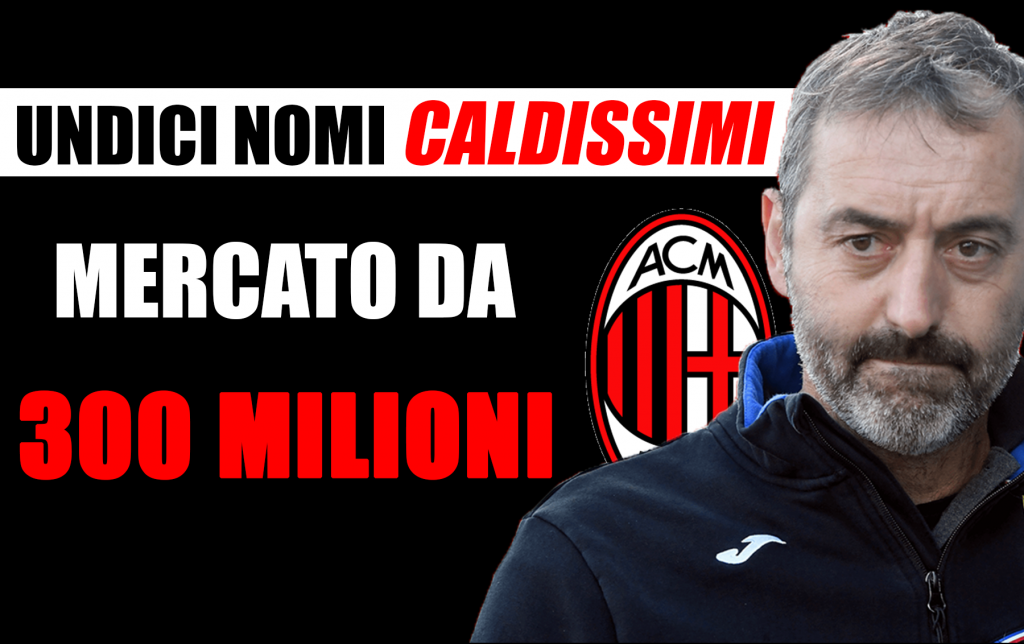 Calciomercato Milan, undici nomi caldissimi: il piano di Giampaolo