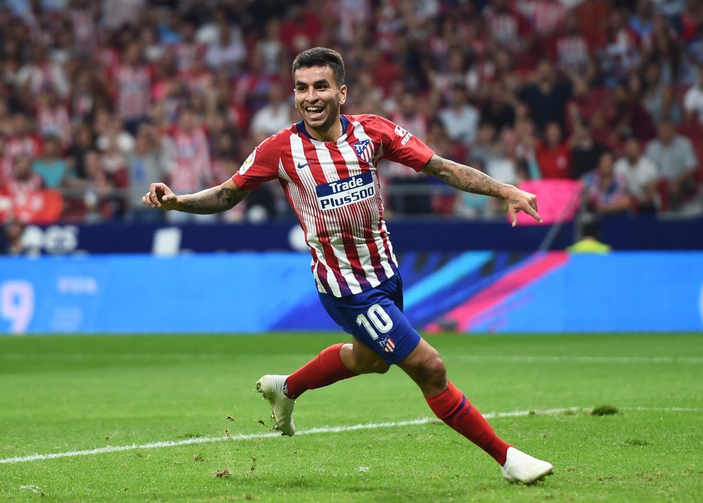 Correa con la maglia dell'Atletico Madrid