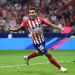 Correa con la maglia dell'Atletico Madrid