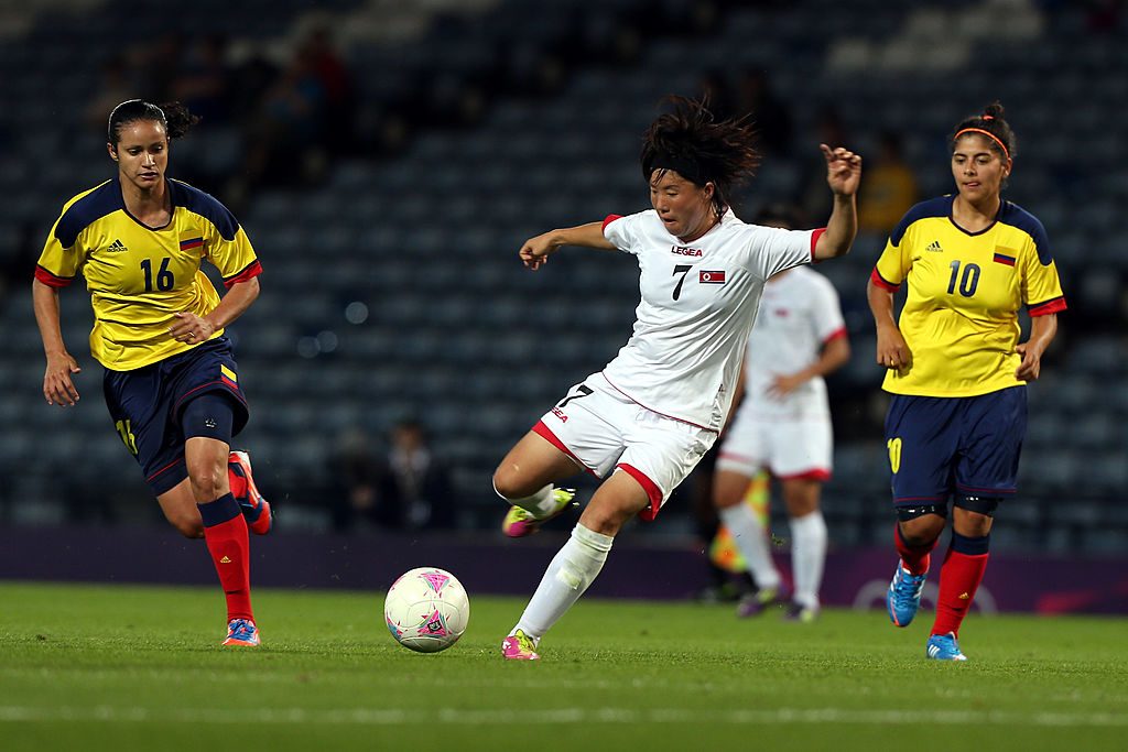 Lady Andrade con la maglia della Colombia