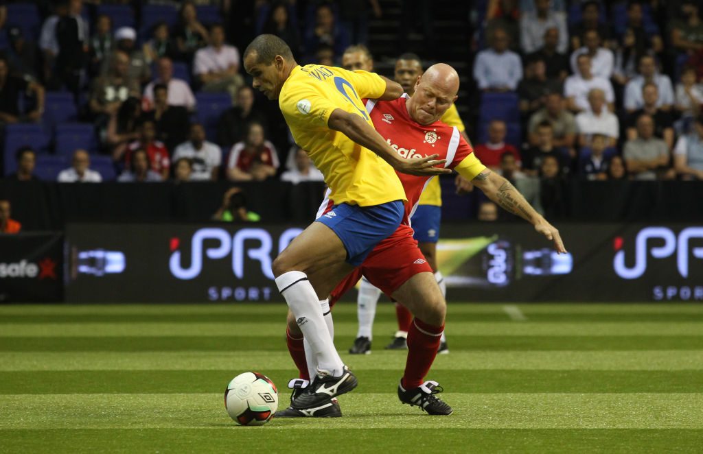 Rivaldo con la maglia del Brasile