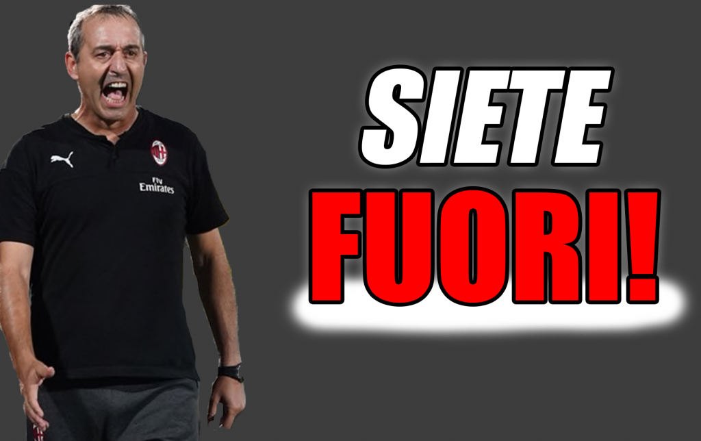 Calciomercato Milan, Giampaolo ne fa fuori cinque