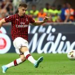 Piatek con la maglia rossonera