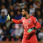 Donnarumma con la maglia della Nazionale