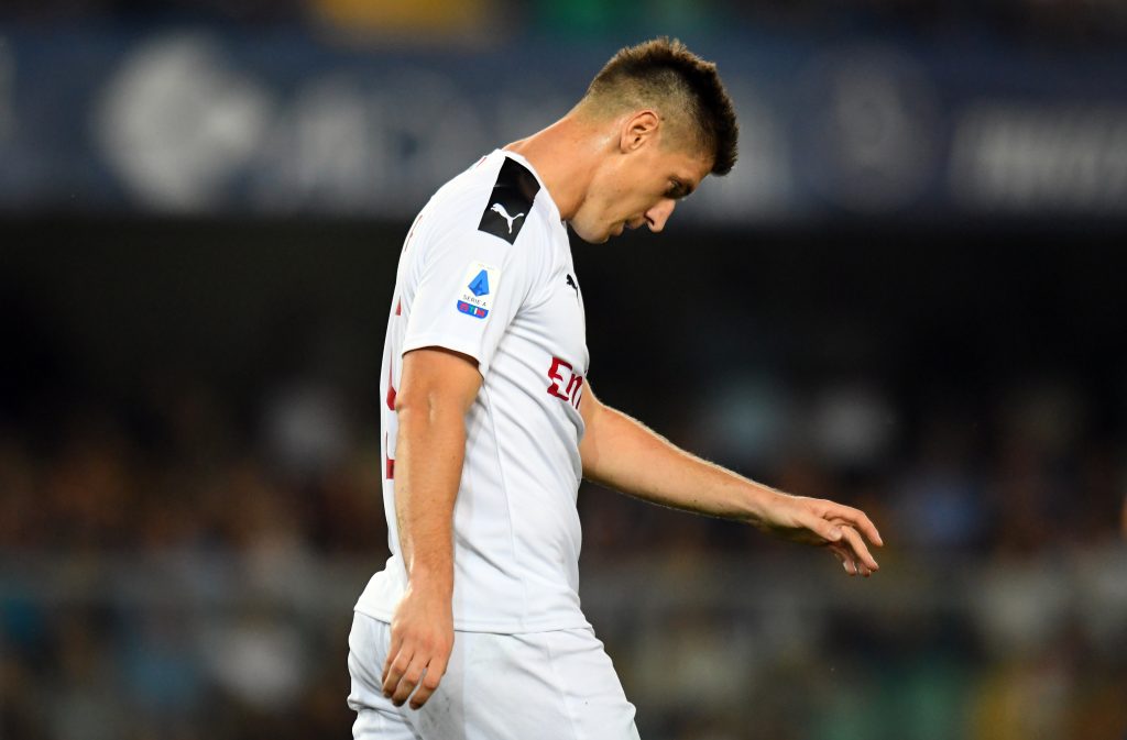 Piatek, attaccante del Milan