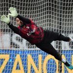 Donnarumma con la maglia del Milan