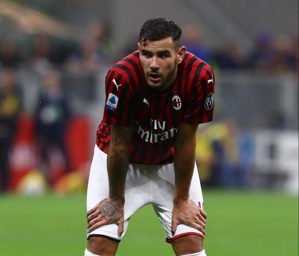 Hernandez con la maglia del Milan