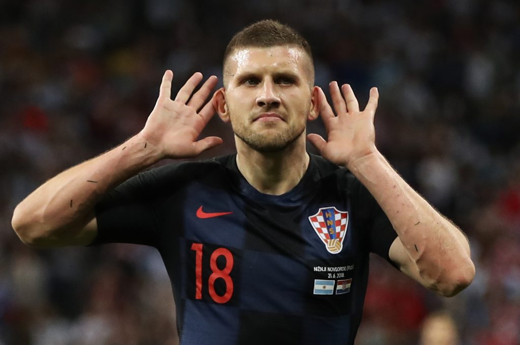Rebic con la maglia della Croazia