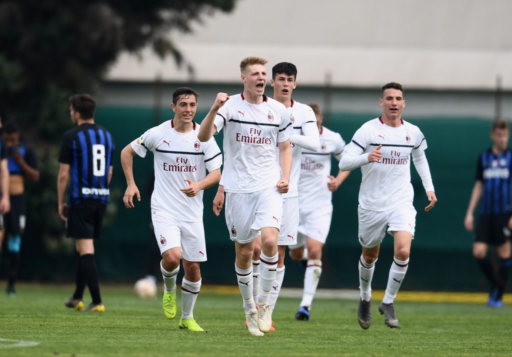 I ragazzi del Milan Primavera
