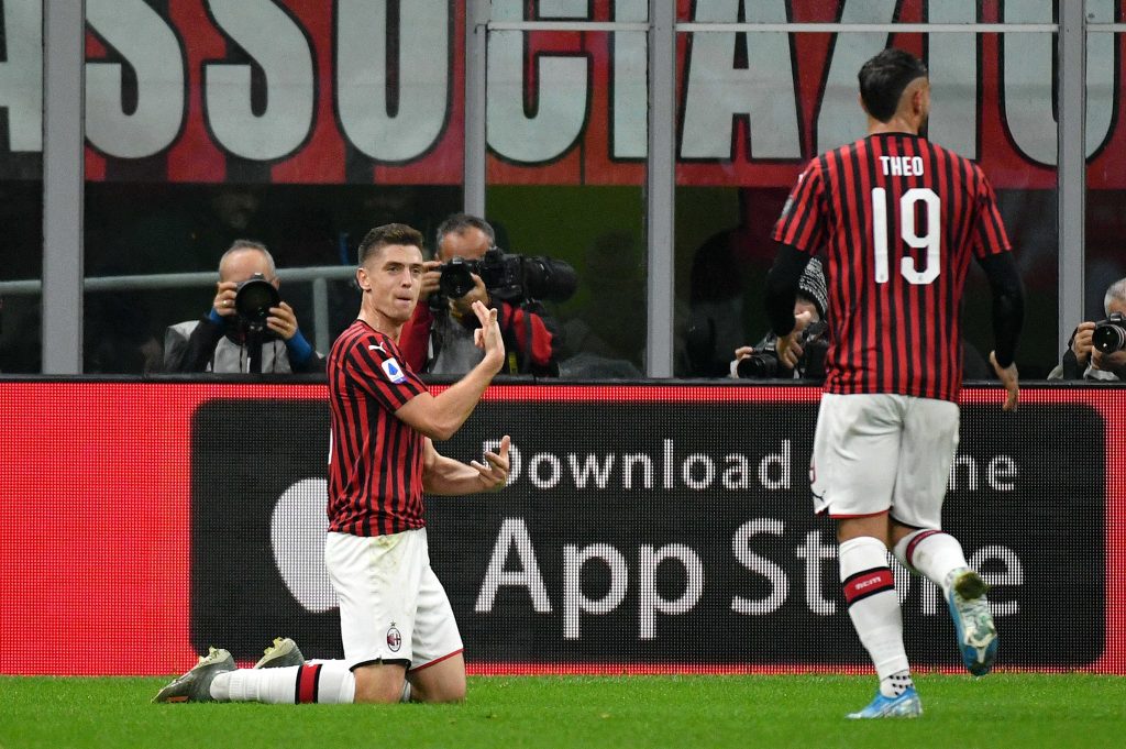 Bologna e Milan giocheranno domenica sera alle 20.45