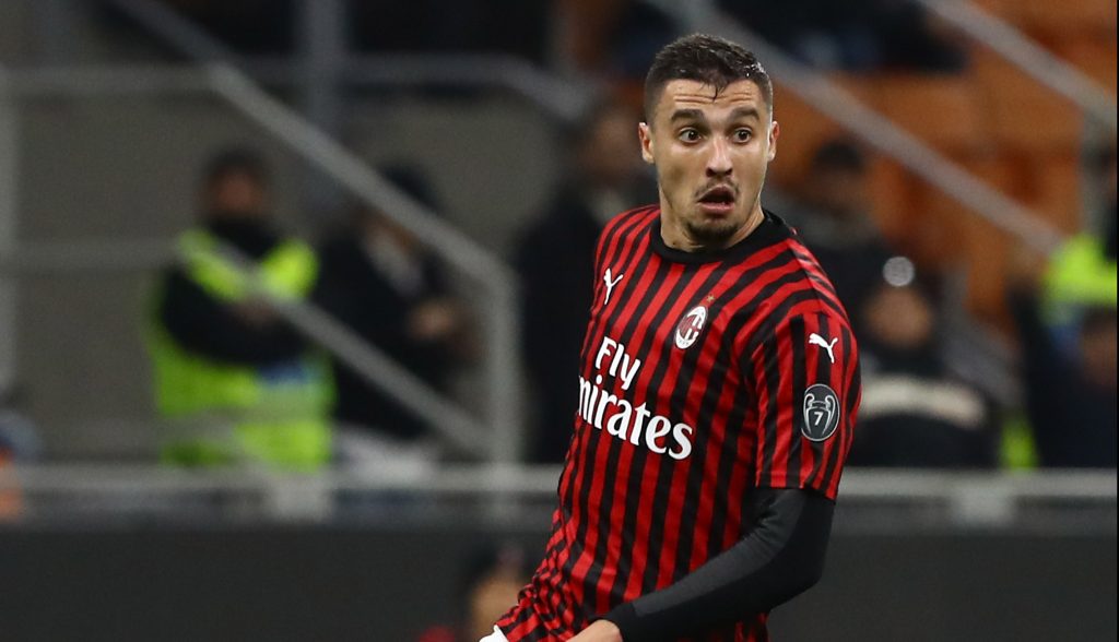 Krunic con la maglia del Milan