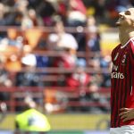 Ibrahimovic con la maglia del Milan