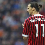 Ibrahimovic con la maglia del Milan