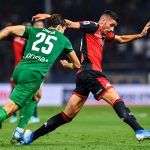 Ghiglione con la maglia del Genoa