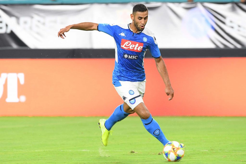 Ghoulam con la maglia del Napoli