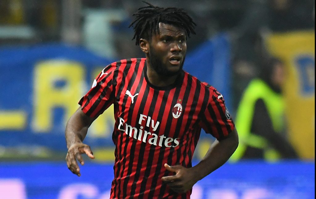 Kessie con la maglia del Milan