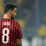 Suso con la maglia del Milan