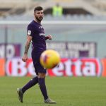 Cutrone con la maglia della Fiorentina