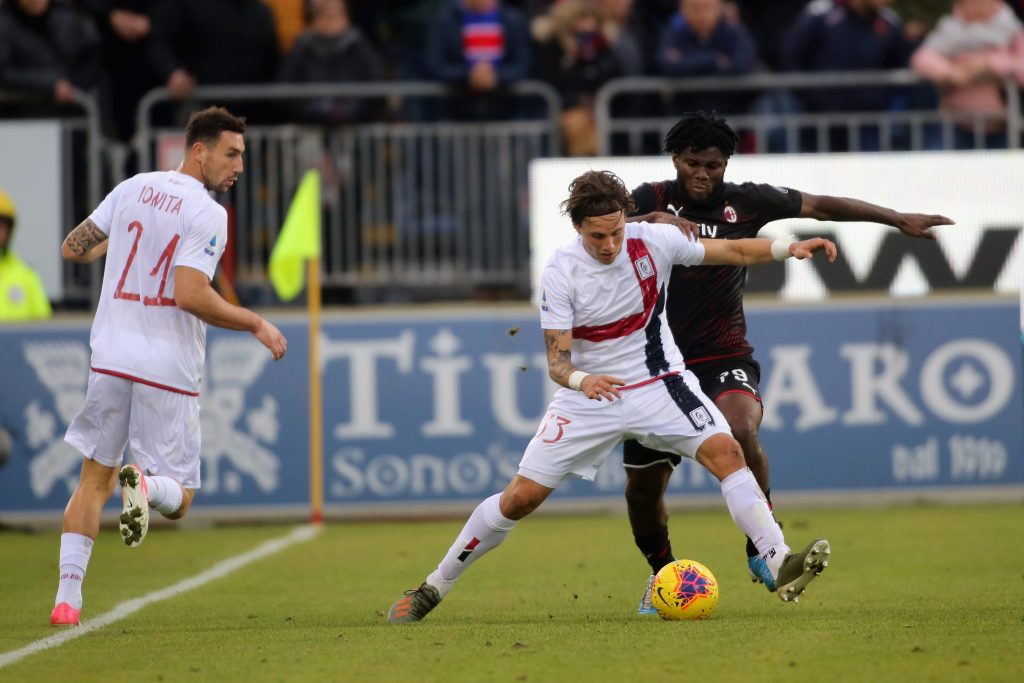 Pellegri con la maglia del Genoa