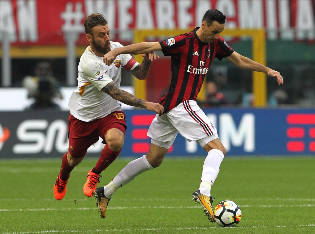 kalinic con la maglia del Milan