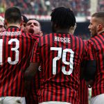 Milan-Udinese: esultanza rossoneri