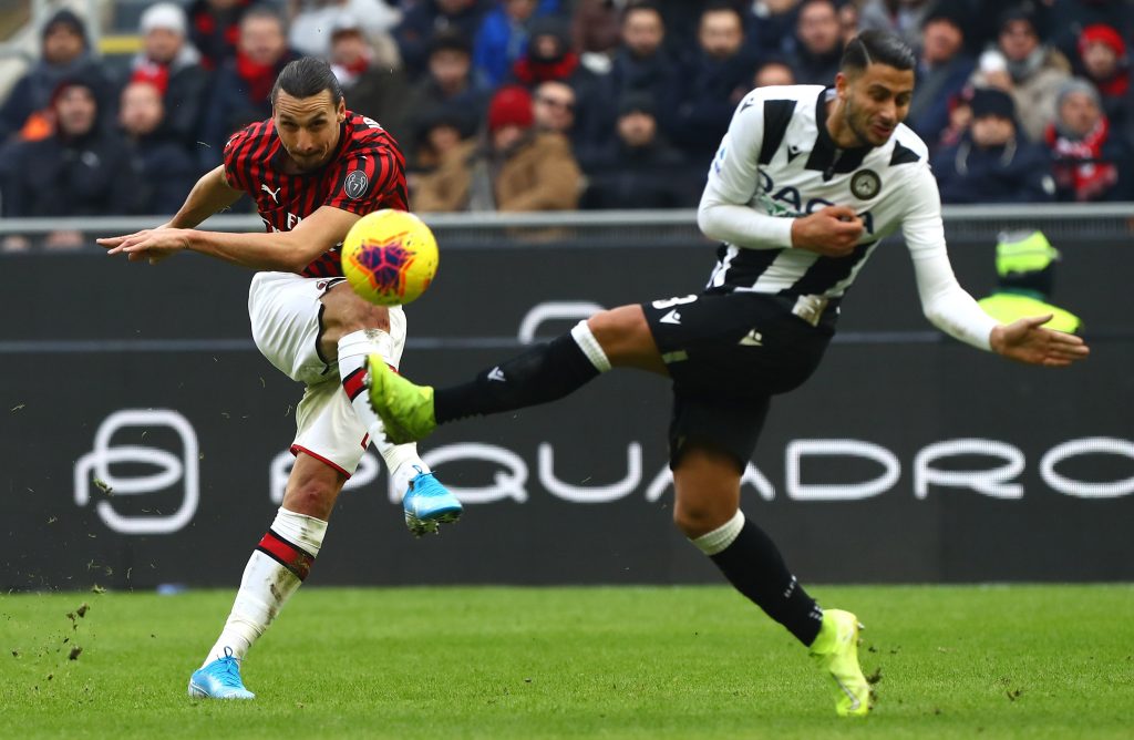 MIlan-Udinese: Ibrahimovic