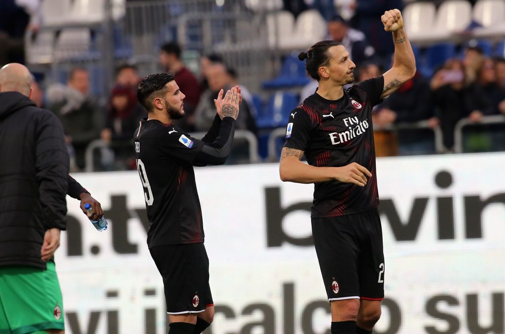 Vittoria del Milan sul Cagliari
