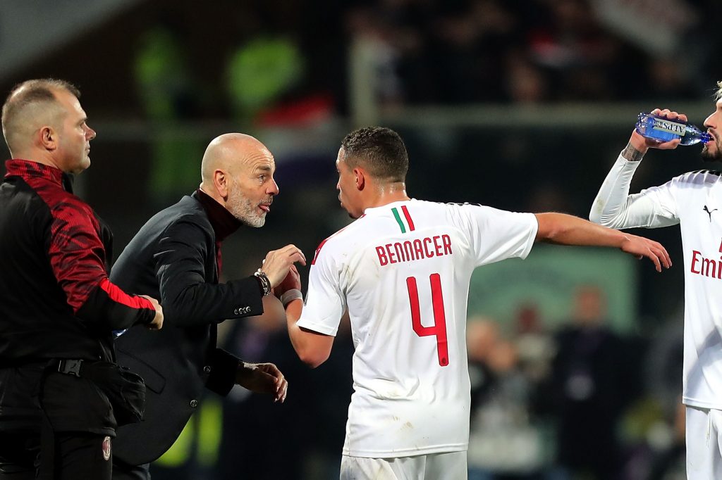 Notizie Milan: Bennacer e Stefano Pioli
