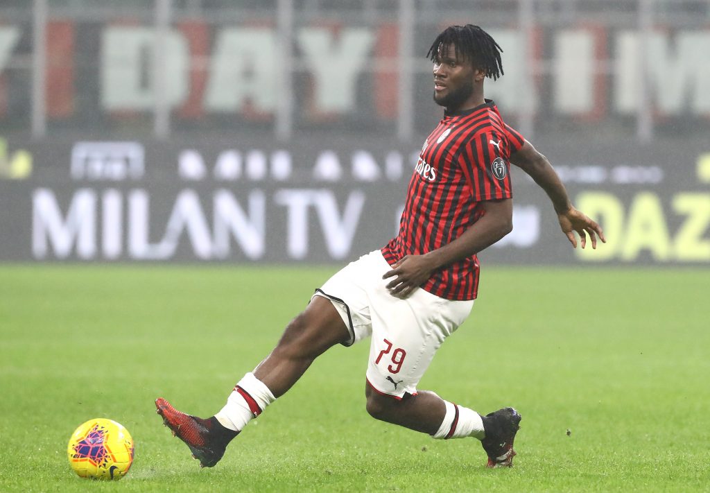 Kessie con la maglia del Milan
