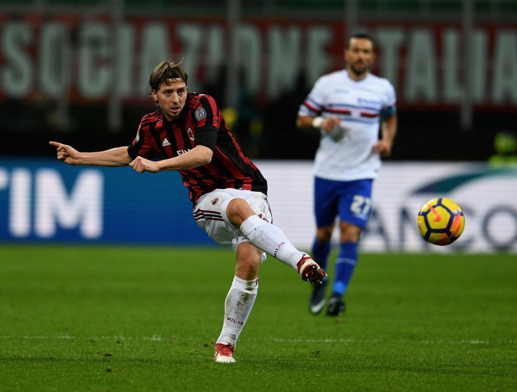 Montolivo con la maglia del Milan