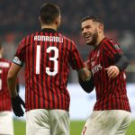 Romagnoli con la maglia del Milan