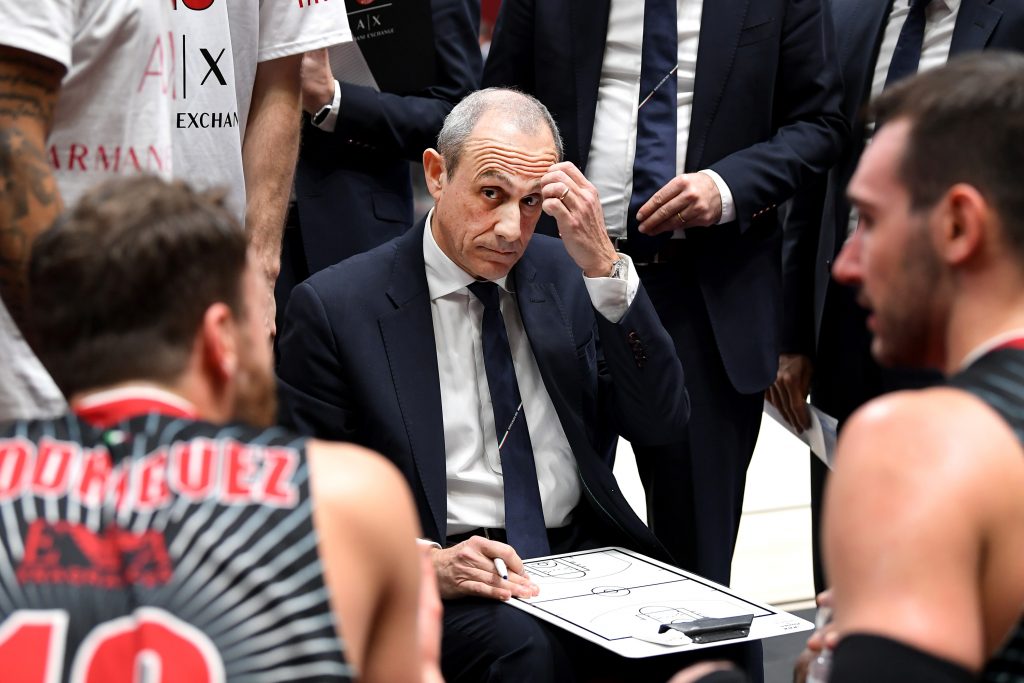 Ettore Messina tifoso del Milan