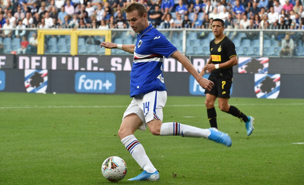 Jankto con la maglia della Sampdoria