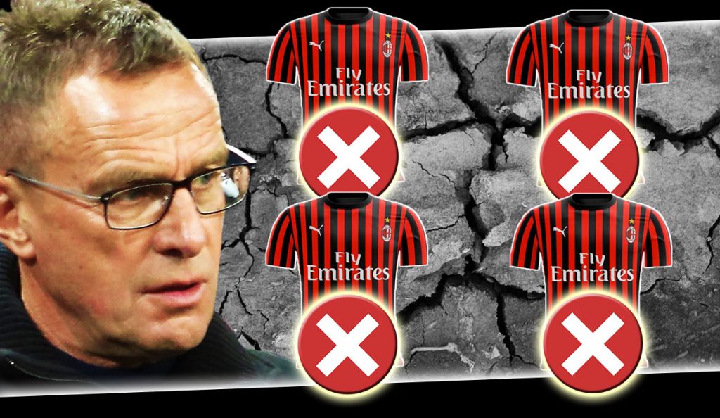 Calciomercato Milan, rivoluzione Rangnick: ecco chi può partire.