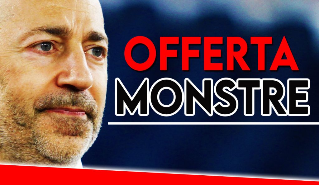 Calciomercato Milan, offerta monstre in arrivo.