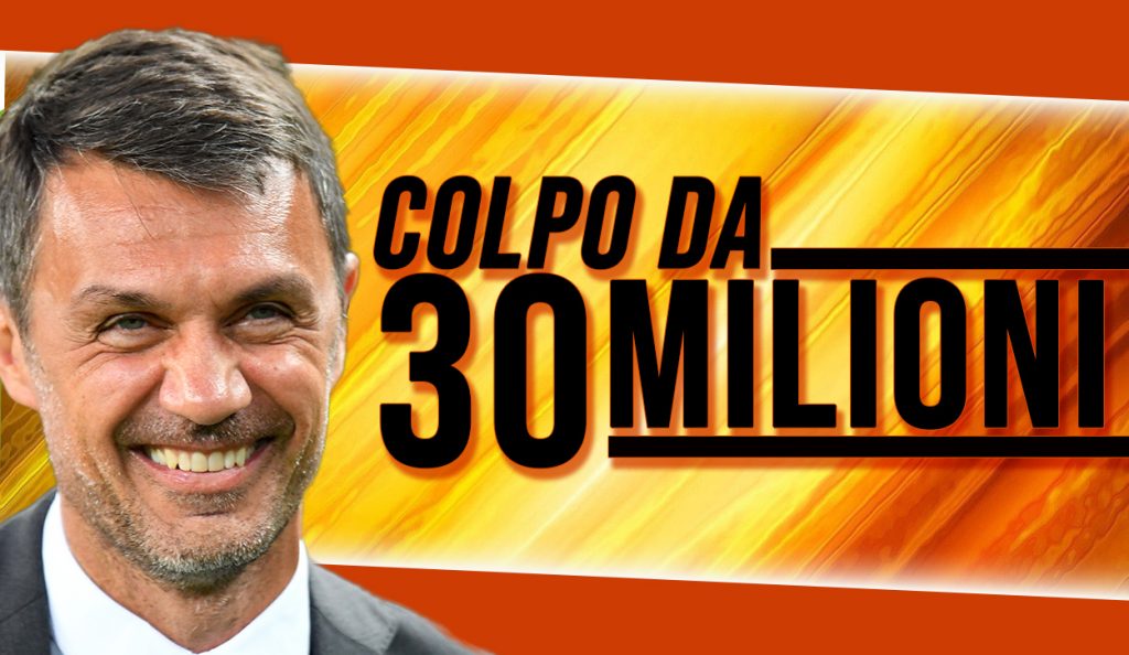 Calciomercato Milan, Maldini pensa ad un colpo da 30 milioni