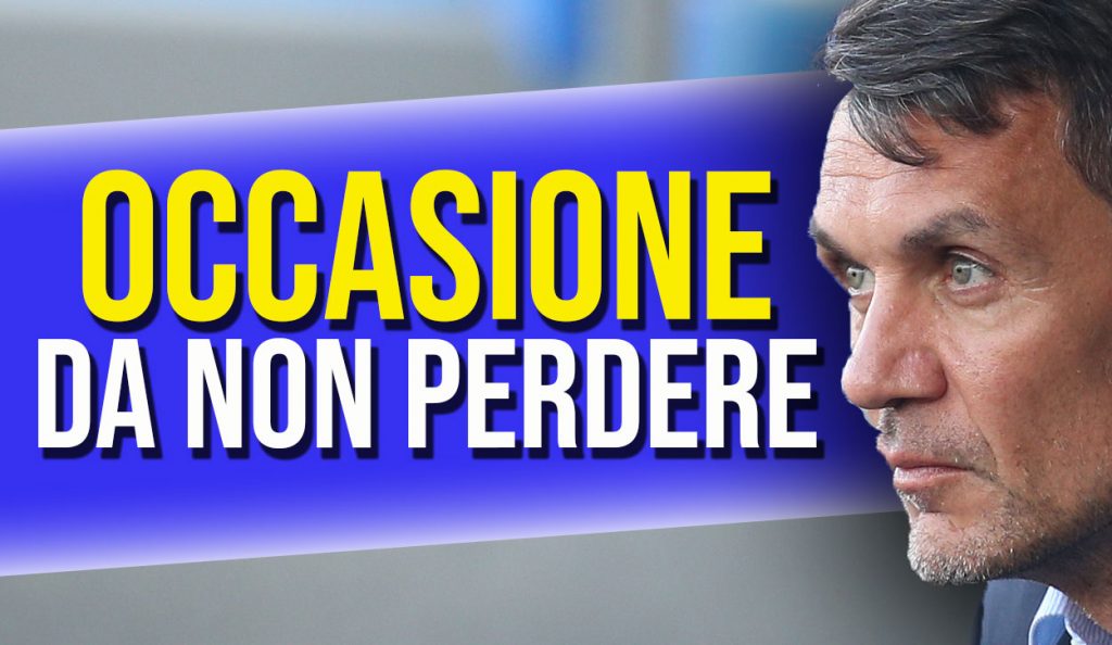Calciomercato Milan, occasione imperdibile per Maldini
