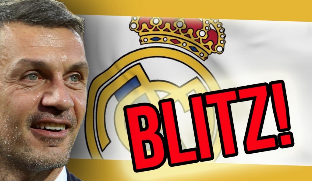 Calciomercato Milan, Maldini pronto al blitz in casa del Real Madrid