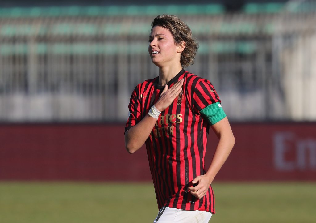 Valentina Giacinti, capitana Milan femminile