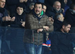 Salvini leader della Lega e tifoso del Milan