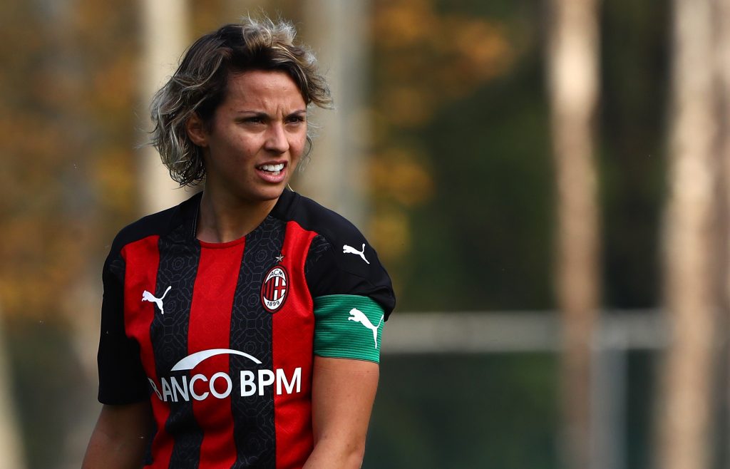 Valentina Giacinti, capitano del Milan Femminile