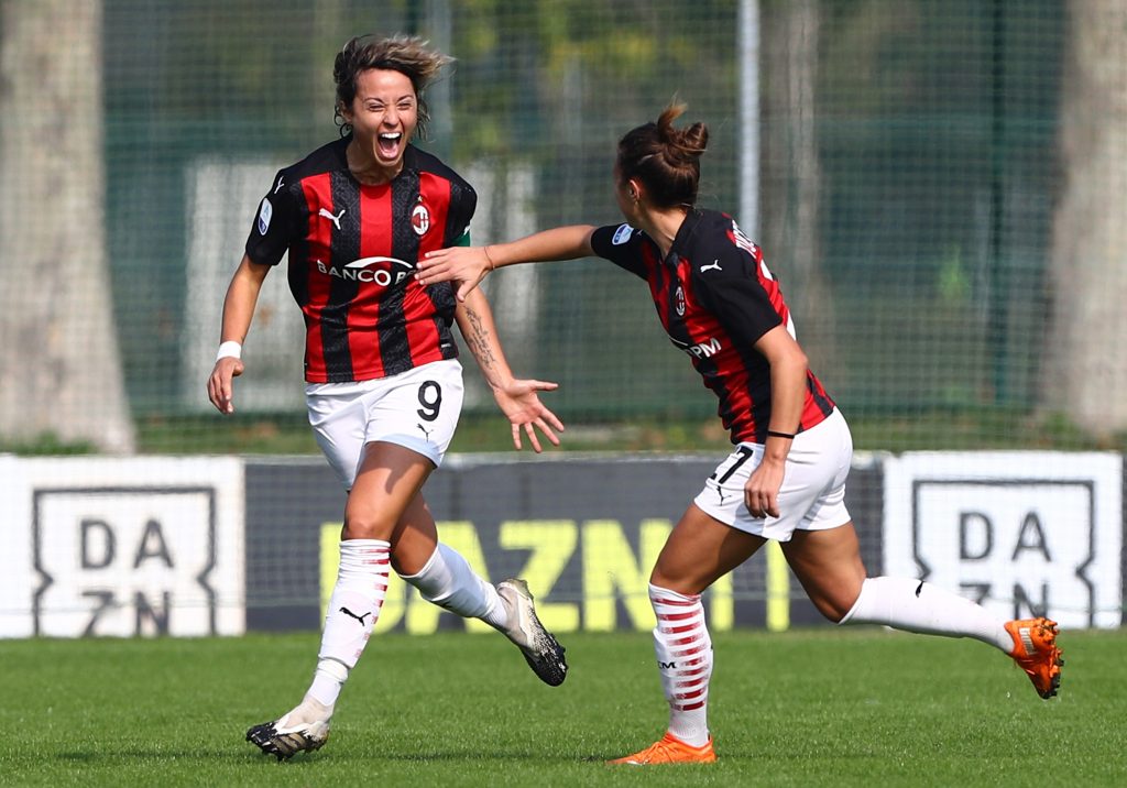 Valentina Giacinti, capitana Milan Femminile