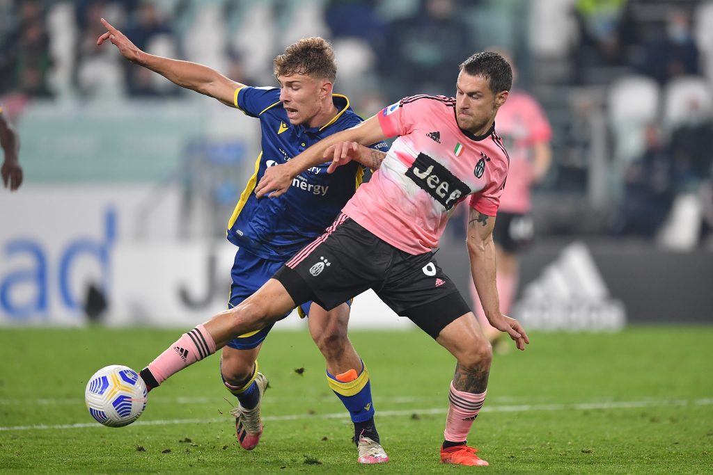 Matteo Lovato, difensore dell'Hellas Verona