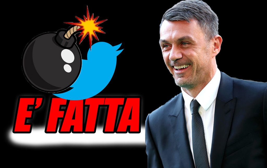 news Milan, su Twitter la conferma: Maldini punta un crac