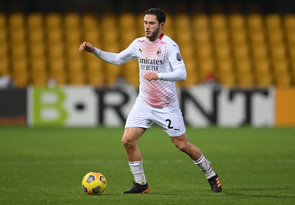 Davide Calabria terzino del Milan